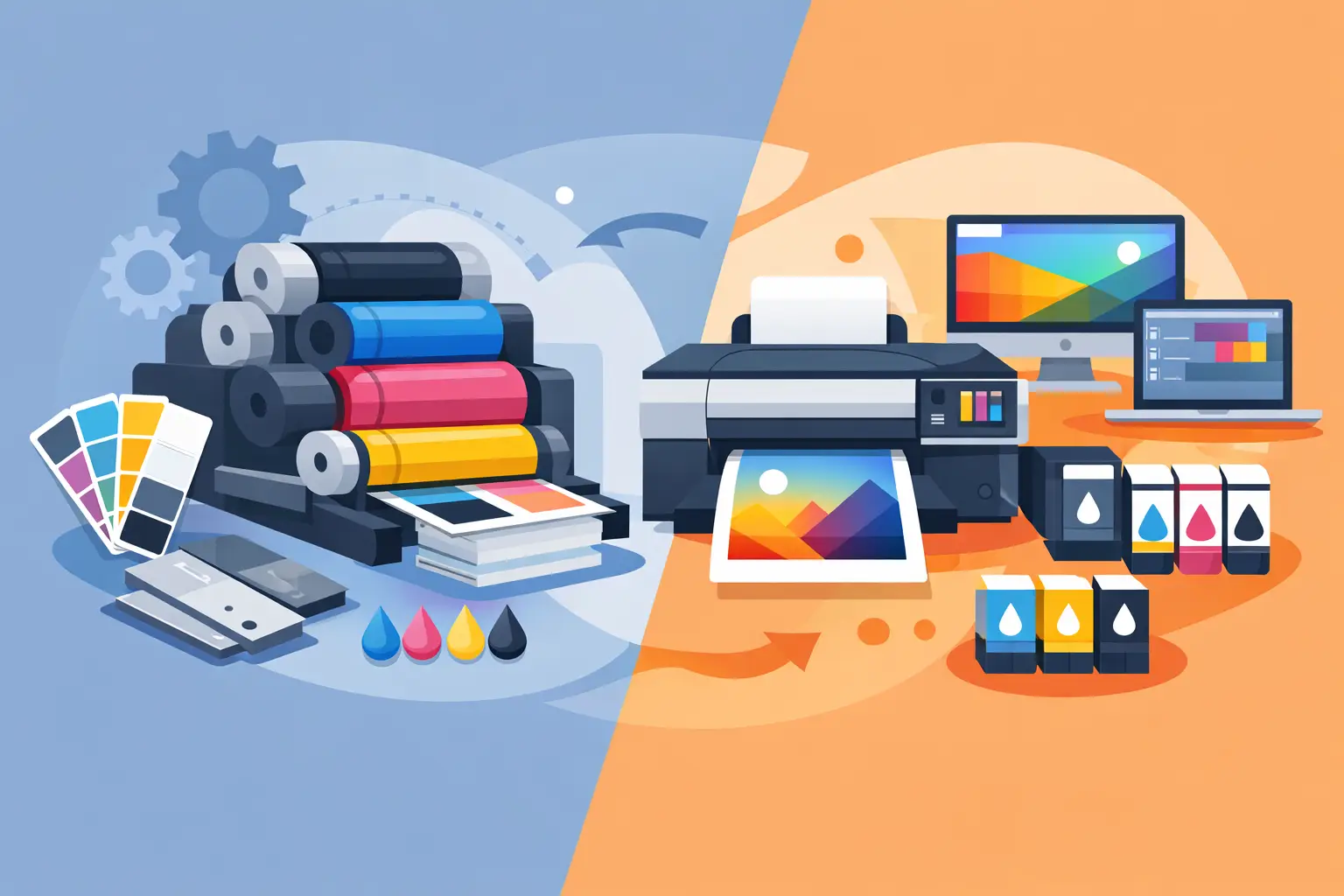 Offset Printing Versus Digital Printing
